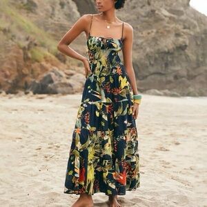 Anthropologie NWT The Josephine Smocked Drop-Waist Dress